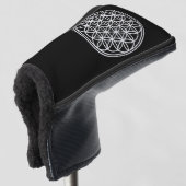 BLOEM VAN HET LEVEN - Heilige Geometrie Symboolomt Golfheadcover (3/4 voorkant)