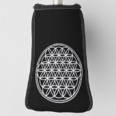 BLOEM VAN HET LEVEN - Heilige Geometrie Symboolomt Golfheadcover (Draai 90)