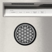 BLOEM VAN HET LEVEN - Heilige Geometrie Symboolomt Magneet (Insitu (Vaatwasser))