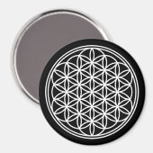 BLOEM VAN HET LEVEN - Heilige Geometrie Symboolomt Magneet (Voorkant / Achterkant)