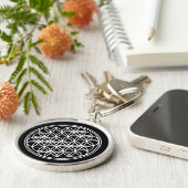 BLOEM VAN HET LEVEN - Heilige Geometrie Symboolomt Sleutelhanger (Zijkant)