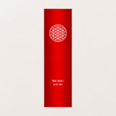 BLOEM VAN HET LEVEN - Heilige Geometrie Symboolomt Visitekaartje (Binnenkant ongevouwen)