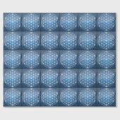 bloem van het leven heilige geometrie vormt zaad v cadeaupapier (Vlak)