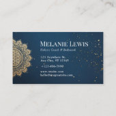 Bloem van het leven holistische Coach & Carrosseri Visitekaartje (Achterkant)