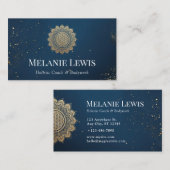 Bloem van het leven holistische Coach & Carrosseri Visitekaartje (Voorkant / Achterkant)