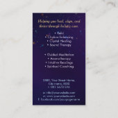 Bloem van het leven in Lotus Visitekaartje (Achterkant)