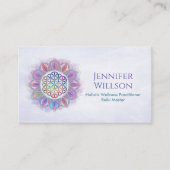 Bloem van het leven in Lotus Visitekaartje (Voorkant)