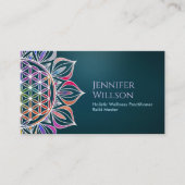 Bloem van het leven in Lotus Visitekaartje (Voorkant)