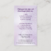 Bloem van het leven in Lotus Visitekaartje (Achterkant)