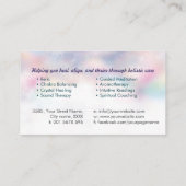 Bloem van het leven in Lotus Visitekaartje (Achterkant)