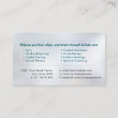 Bloem van het leven in Lotus Visitekaartje (Achterkant)