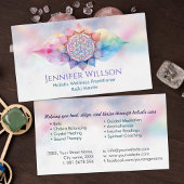 Bloem van het leven in Lotus Visitekaartje