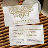 Bloem van het leven in Lotus Visitekaartje