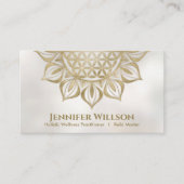 Bloem van het leven in Lotus Visitekaartje (Voorkant)