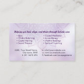 Bloem van het leven in Lotus Visitekaartje (Achterkant)