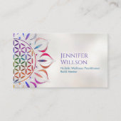 Bloem van het leven in Lotus Visitekaartje (Voorkant)