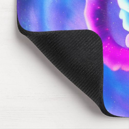 Bloem van het leven in Mousepad Muismat (Hoek)