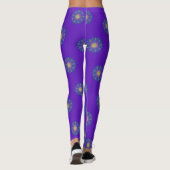 Bloem van het Leven - Indiase Mandala 3 Leggings (Achterkant)