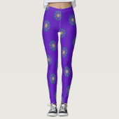 Bloem van het Leven - Indiase Mandala 3 Leggings (Voorkant)