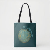 Bloem van het Leven - Inheemse Mandala 1 Tote Bag (Voorkant)