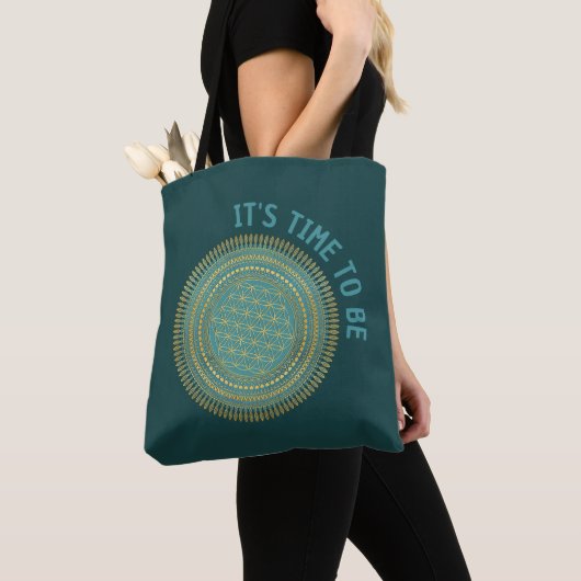 Bloem van het Leven - Inheemse Mandala 1 Tote Bag (Dichtbij)