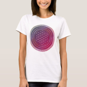 Bloem van het Leven - Inheemse Mandala 3a T-shirt
