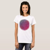 Bloem van het Leven - Inheemse Mandala 3a T-shirt (Voorkant volledig)