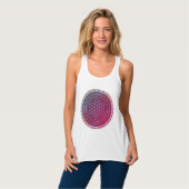 Bloem van het Leven - Inheemse Mandala 3a Tanktop (Volledige Voorkant)