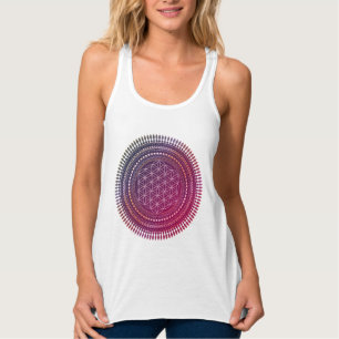 Bloem van het Leven - Inheemse Mandala 3a Tanktop