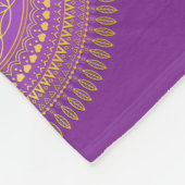 Bloem van het leven - inheemse Mandala 4 Fleece Deken (Hoek)