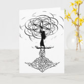 Bloem van het Leven Kaart (Gele Bloem)