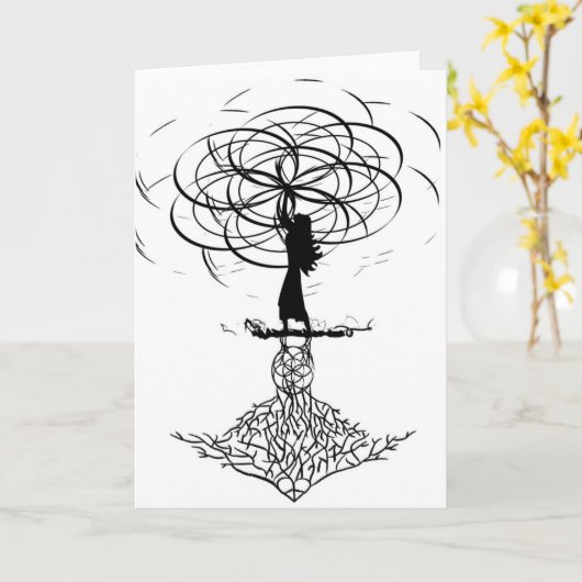 Bloem van het Leven Kaart (Gele Bloem)