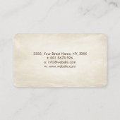 Bloem van het leven - kleurrijke splaatster visitekaartje (Achterkant)