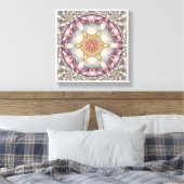 Bloem van het Leven Mandala 13 Ingewikkeld Canvas (Insitu (Slaapkamer))