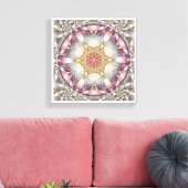 Bloem van het Leven Mandala 13 Ingewikkeld Canvas  Afdruk (Insitu (Woonkamer))