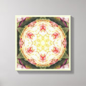 Bloem van het Leven Mandala 6 Verpakte Canvas Prin (Voorkant)