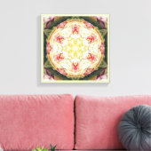 Bloem van het Leven Mandala 6 Verpakte Canvas Prin Afdruk (Insitu (Woonkamer))