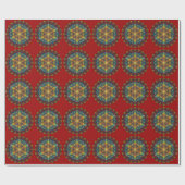 Bloem van het leven - Mandala III Cadeaupapier (Vlak)