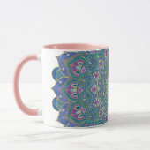 Bloem van het Leven - Mandala India Stijl 1 Mok (Links)