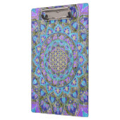 Bloem van het Leven - Mandala India Stijl 2 Klembord (Links)