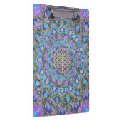 Bloem van het Leven - Mandala India Stijl 2 Klembord (Rechts)