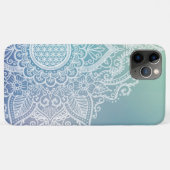 Bloem van het leven Mandala pastel blauw Case-Mate iPhone Case (Achterkant (horizontaal))