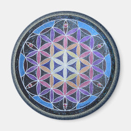 Bloem van het leven Mandela Magnet