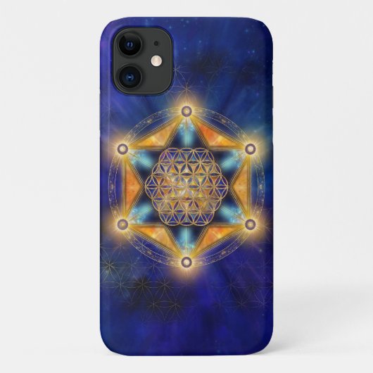 Bloem van het leven Merkaba Star - Heilige Geometr Case-Mate iPhone Case (Achterkant)