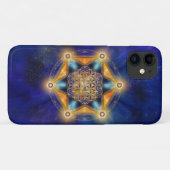 Bloem van het leven Merkaba Star - Heilige Geometr Case-Mate iPhone Case (Achterkant (horizontaal))