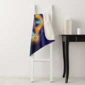 Bloem van het leven Merkaba Star - Heilige Geometr Sherpa Deken (In situ)