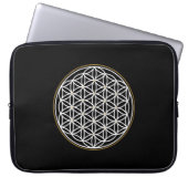 BLOEM VAN HET LEVEN MYSTIEK SYMBOOL LAPTOP SLEEVE (Voorkant)