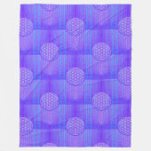 Bloem van het Leven - Naadloze Patroon Art 1 Fleece Deken (Voorkant)
