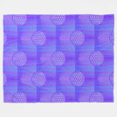 Bloem van het Leven - Naadloze Patroon Art 1 Fleece Deken (Voorkant (Horizontaal))