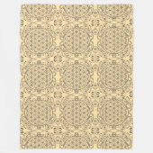 Bloem van het Leven - Naadloze Patroon Art 7 Fleece Deken (Voorkant)